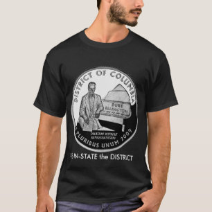 Dc-skatt utan den STATLIGA T-tröja för T Shirt