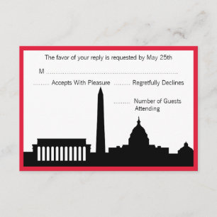DC Skyline-Bröllop OSA - Rött Kort