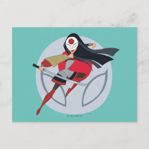 DC Super Hero Girls Katana Vykort