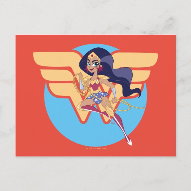 DC Super Hero Girls Wonder Woman Vykort (Framsida)