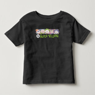 DC Super-Skurkar Tecknad Lineup T Shirt