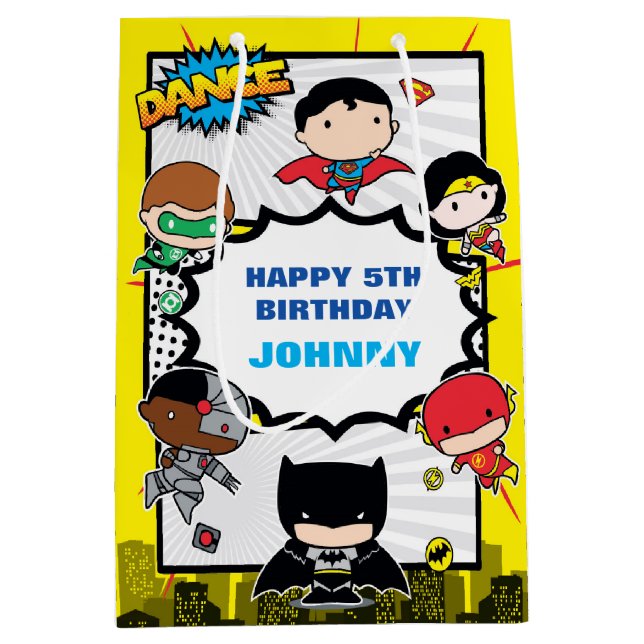 DC-Tecknader | Justice League - Chibi Birthday (Framsidan)