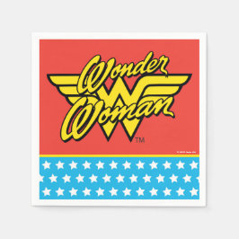 DC-Tecknader |  kvinnlig Logotyp | GRATTIS PÅ FÖDE Pappersservett