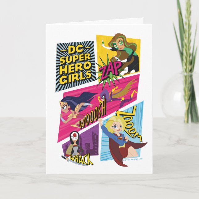 DC Toppen Hero Girls åtgärdspaneler Kort (Framsida)