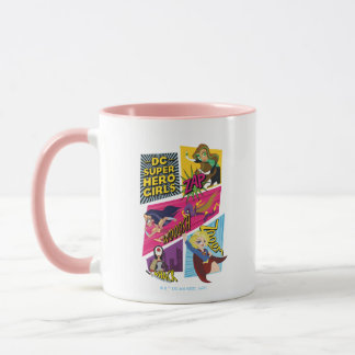 DC Toppen Hero Girls åtgärdspaneler Mugg