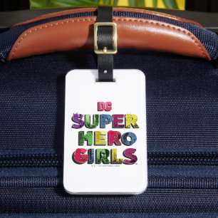 DC Toppen Hero Girls City Lettering Bagagebricka
