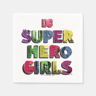 DC Toppen Hero Girls City Lettering Pappersservett