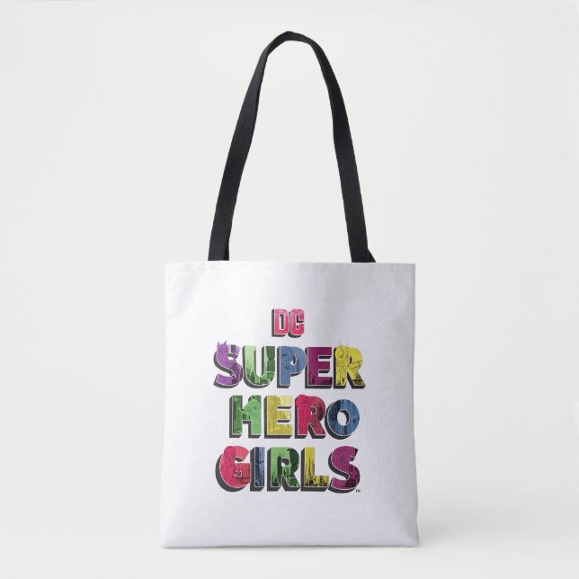 DC Toppen Hero Girls City Lettering Tygkasse (Framsida)