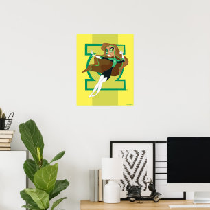 DC Toppen Hero Girls Grönt Lantern Poster