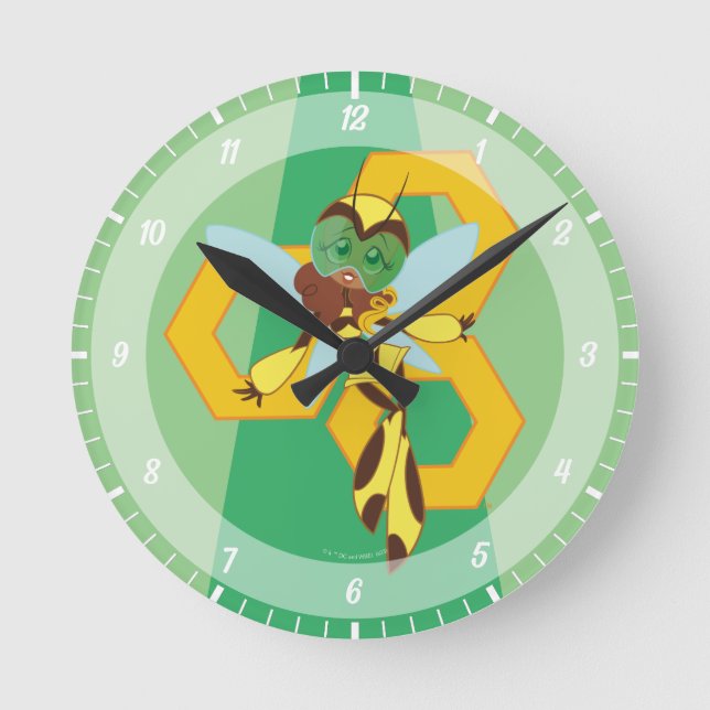 DC Toppen Hero Girls Humla Rund Klocka (Framsida)