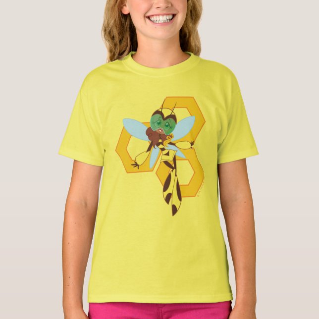 DC Toppen Hero Girls Humla T Shirt (Framsida)