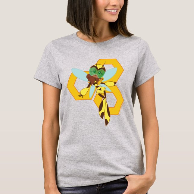 DC Toppen Hero Girls Humla T Shirt (Framsida)