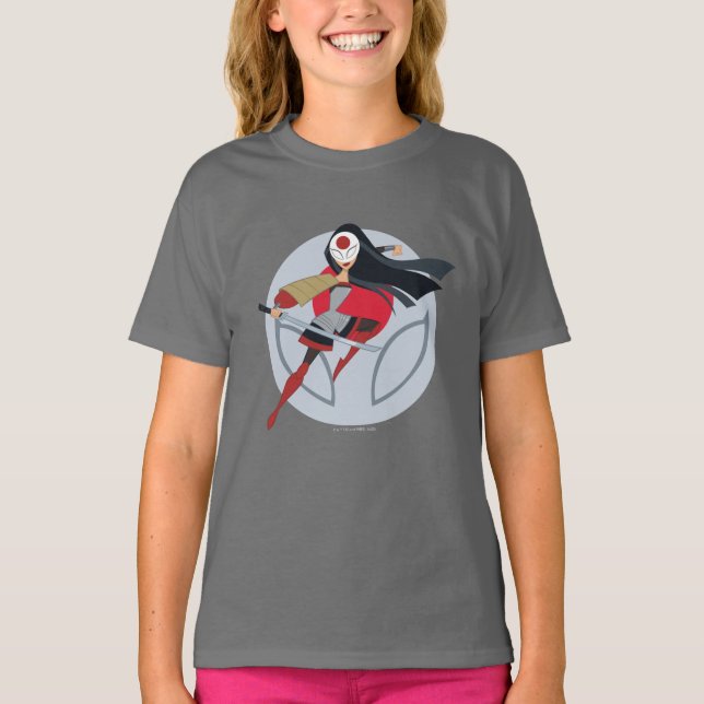 DC Toppen Hero Girls Katana T Shirt (Framsida)