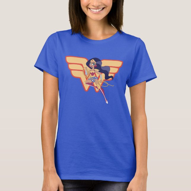 DC Toppen Hero Girls  kvinna T Shirt (Framsida)