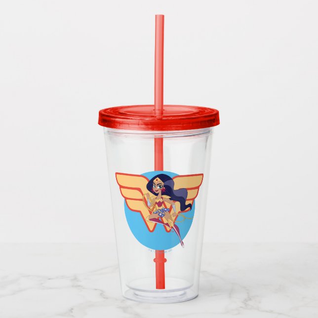 DC Toppen Hero Girls  kvinna Take Away Mugg (Framsida)