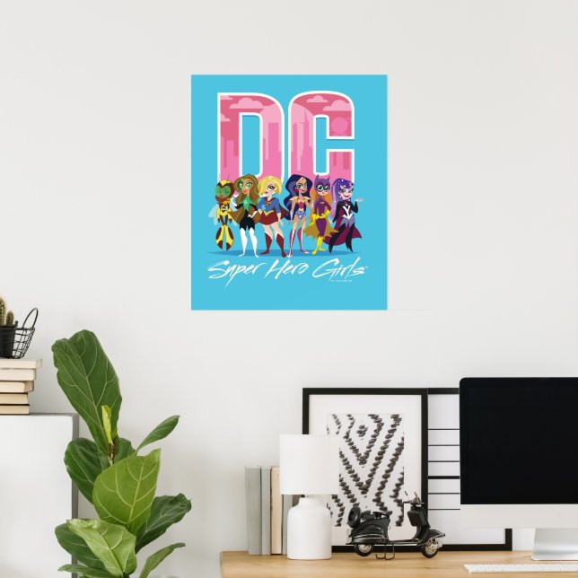 DC Toppen Hero Girls Lineup Poster (Hemmakontoret)