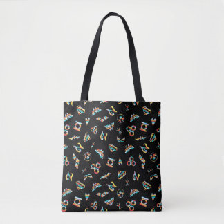 DC Toppen Hero Girls Rainbow Icon Mönster Tygkasse
