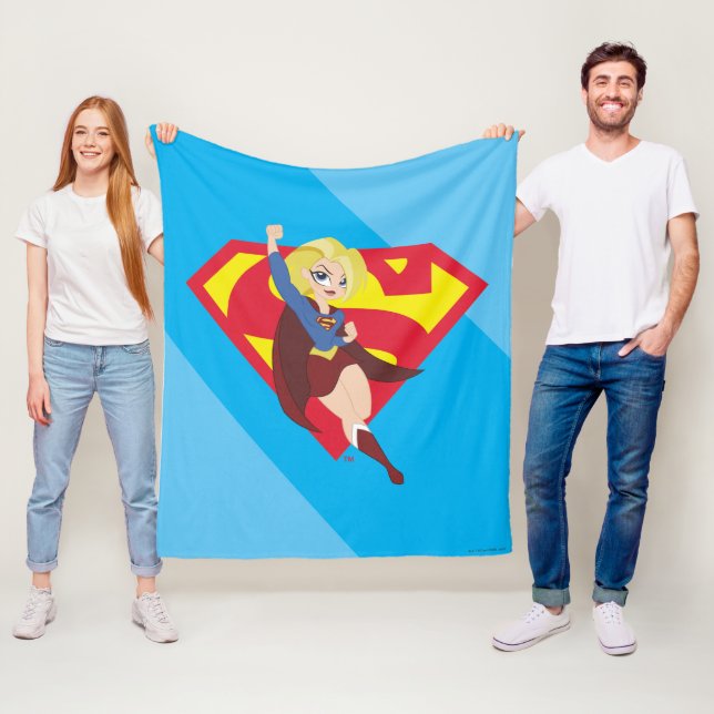 DC Toppen Hero Girls Supergirl Fleecefilt (På plats)