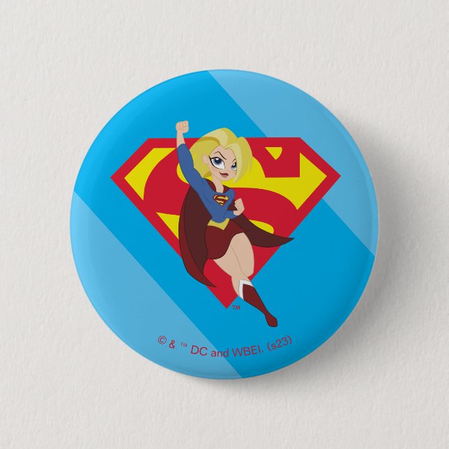 DC Toppen Hero Girls Supergirl Knapp (Framsida)