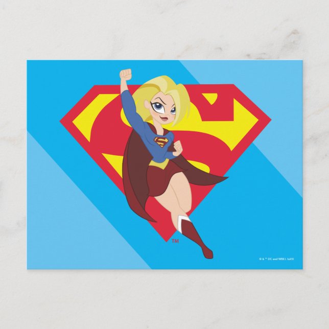 DC Toppen Hero Girls Supergirl Vykort (Framsida)