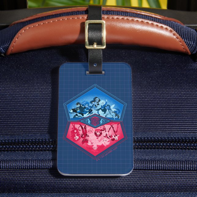 DC Toppen Hero Girls Teamwork Battle Bagagebricka (Framsida Insitu 2)