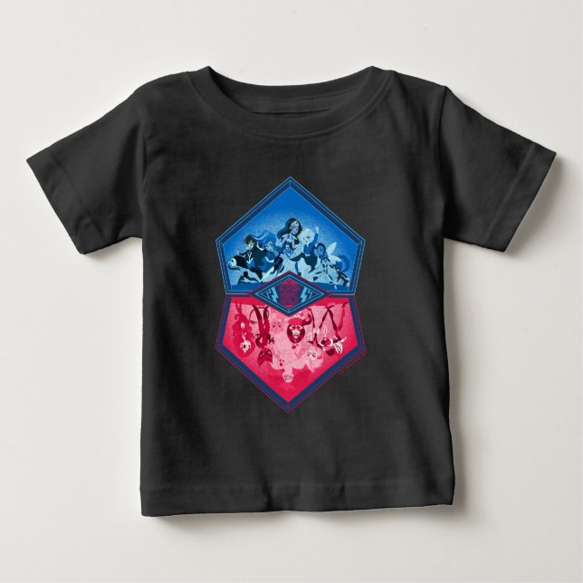 DC Toppen Hero Girls Teamwork Battle T Shirt (Framsida)