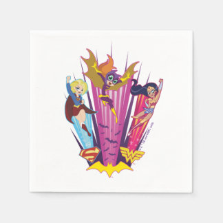 DC Toppen Hero Girls Trio Pappersservett