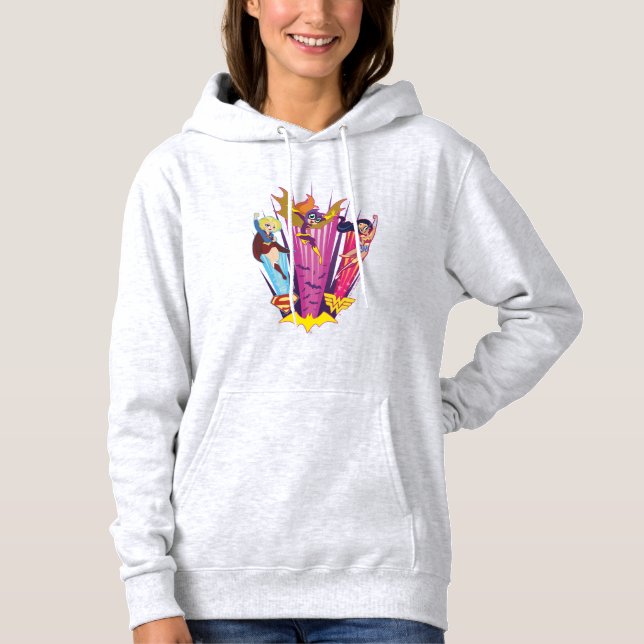 DC Toppen Hero Girls Trio T Shirt (Framsida)