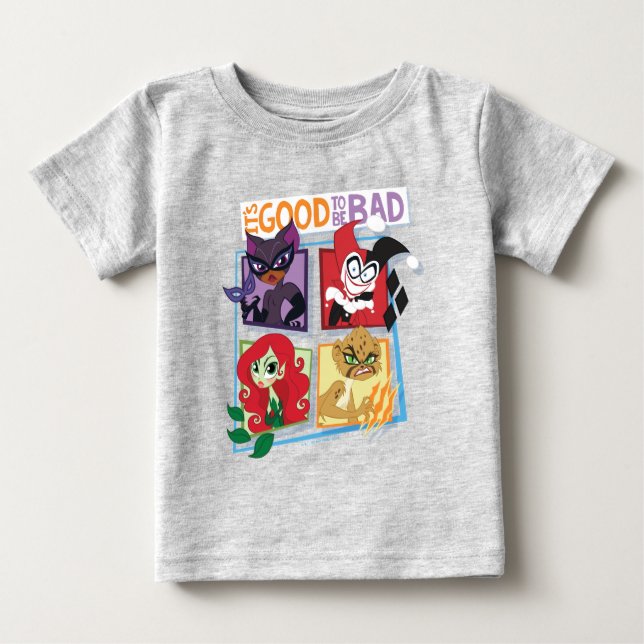DC Toppen Villain Girls, det är Bra att vara dålig T Shirt (Framsida)