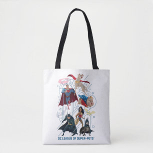 DC Trinity Heroes & Toppen-Pets Tygkasse