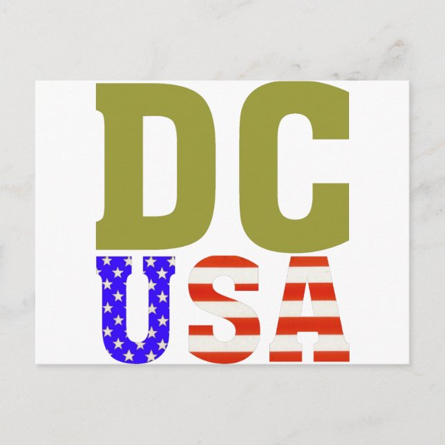 DC USA! VYKORT (Framsida)