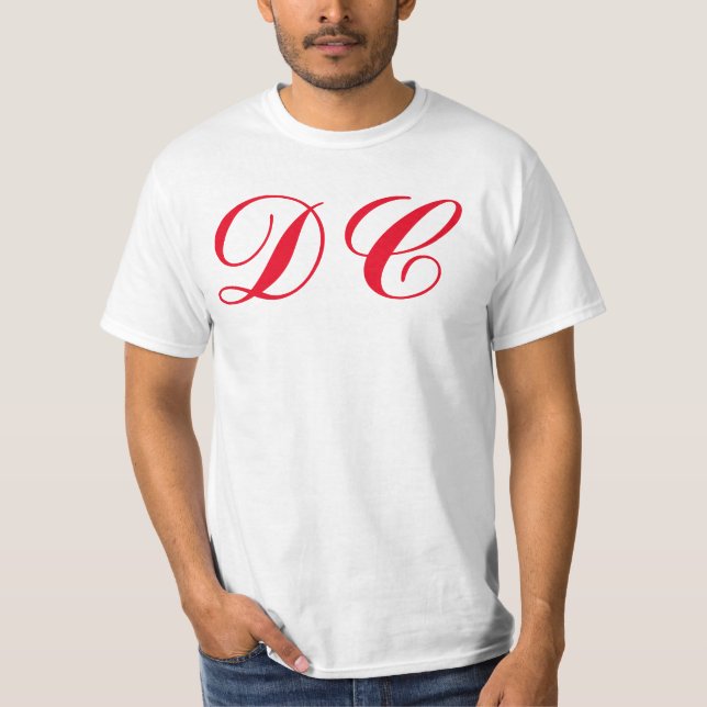 DC (Washington DC) stil 7 T Shirt (Framsida)