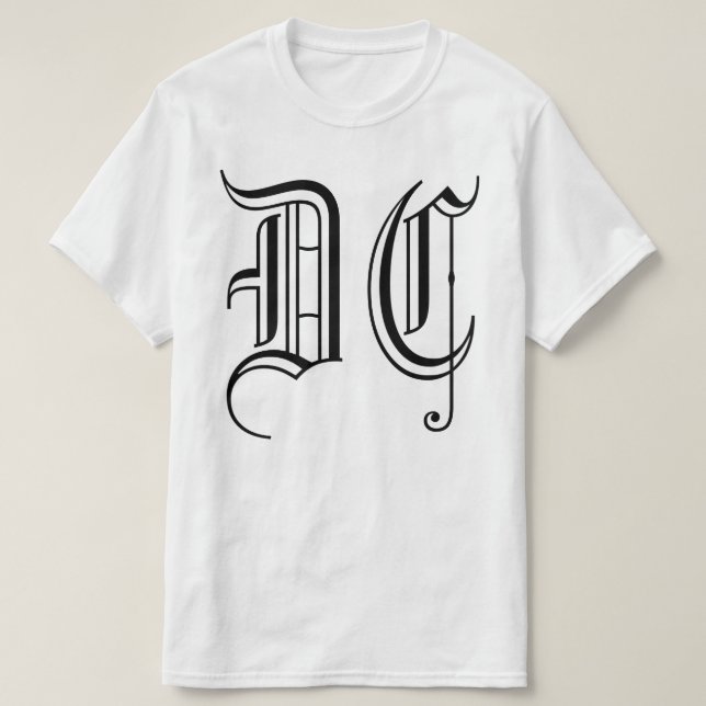 DC (Washington DC) T Shirt (Design framsida)
