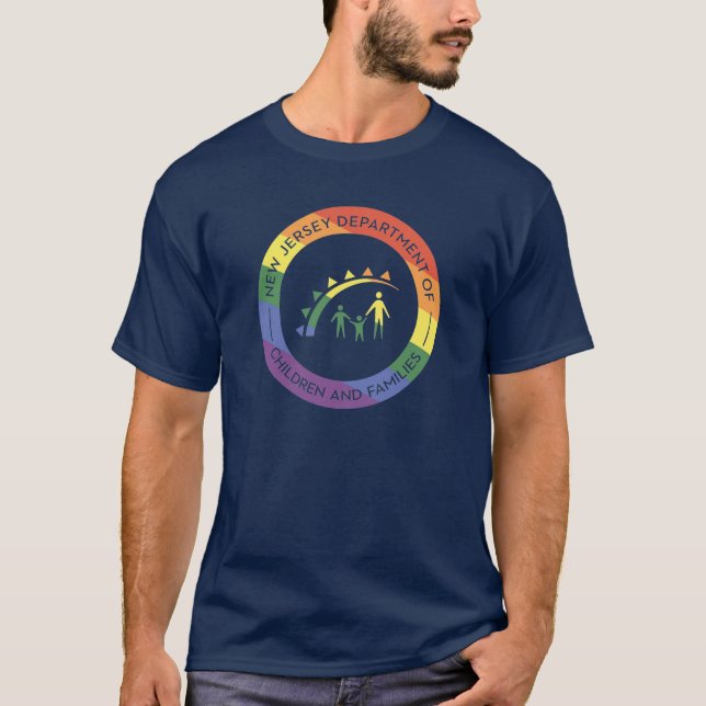 DCF Pride Regnbågsförsegling T-Shirt (Framsida)