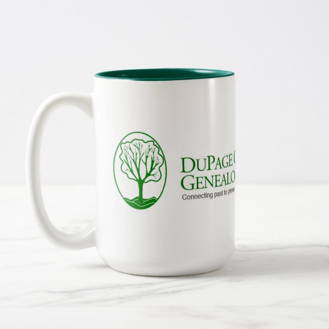 DCGS Banner Mug Två-Tonad Mugg (Vänster)