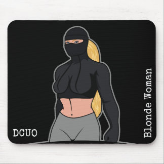 DCUO Blonde Woman Mousepad Musmatta