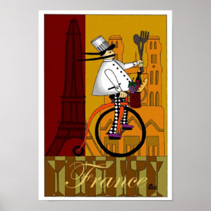 DD086 CHEF I FRANKRIKE POSTER
