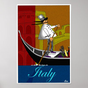 DD099 CHEF I ITALIEN POSTER