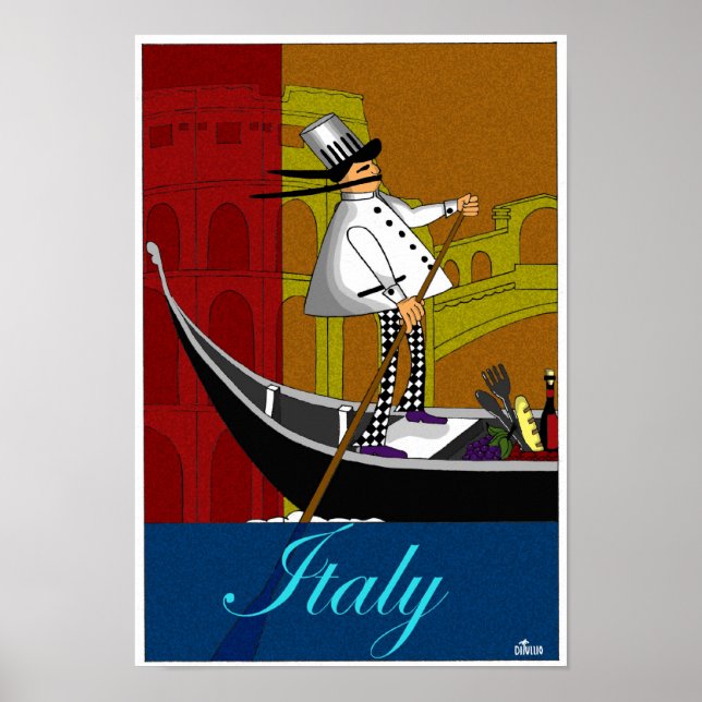 DD099 CHEF I ITALIEN POSTER (Framsidan)