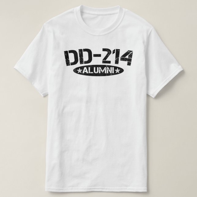 dd-214-aluminium t shirt (Design framsida)