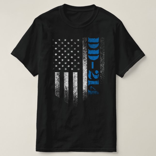 dd 214 aluminium t shirt (Design framsida)
