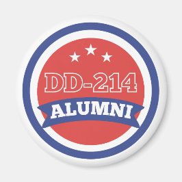 DD-214 Alumni-arméns veteranska militära Pension Magnet