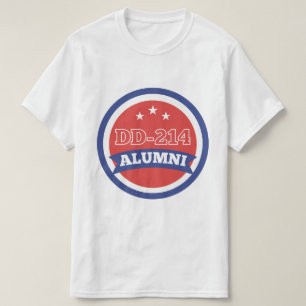 DD-214 Alumni-arméns veteranska militära Pension T Shirt