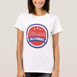 DD-214 Alumni-arméns veteranska militära Pension T Shirt