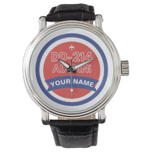 DD-214 Alumni Personlig Airforce Pension Armbandsur