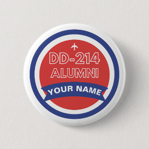 DD-214 Alumni Personlig Airforce Pension Knapp