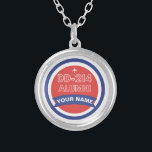 DD-214 Alumni Personlig Airforce Pension Silverpläterat Halsband<br><div class="desc">DD-214 Alumni Personlig Airforce-cirkelformningen Pension baserad på oss flagga för luft fords pensionerade veteran. Detta kommer att bli en underbar gåva till pilot i luft force och andra veteraner på pension-dagen eller veterandagen.</div>