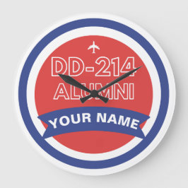 DD-214 Alumni Personlig Airforce Pension Stor Klocka