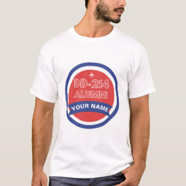 DD-214 Alumni Personlig Airforce Pension T Shirt