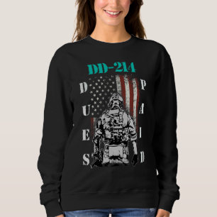 Dd-214 Dues Betalat Dd214 Soldier Veteran 1 T Shirt